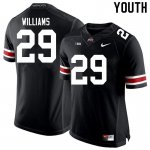 NCAA Ohio State Buckeyes Youth #29 Kourt Williams Black Nike Football College Jersey SCD8145JH